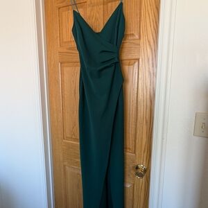 Honey and Rosie Teal Maxi Dress
